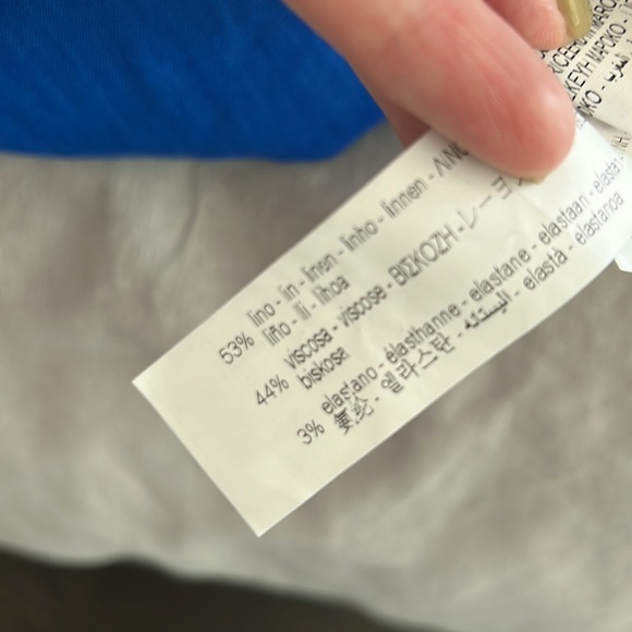 Linen blend maxi dress. - Picture 9 of 12